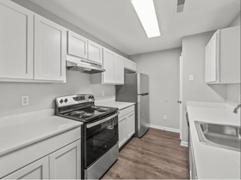 Floor plan for 2 beds, 2 baths, 1110 sqft